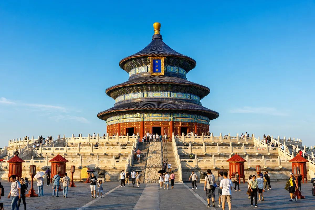 The Hall of Prayer for Good Harvests at the Temple of Heaven in Beijing
