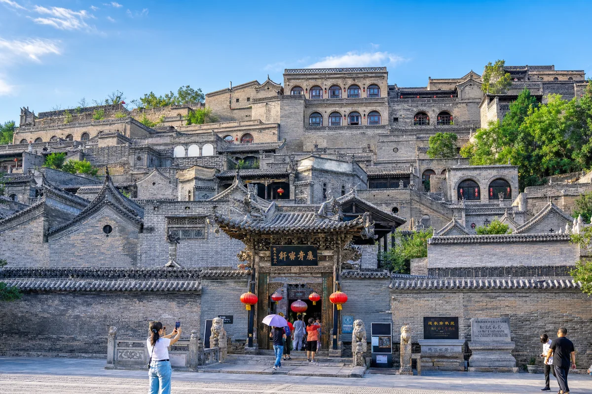 Hillside courtyards of the Wang Family Compound near Pingyao